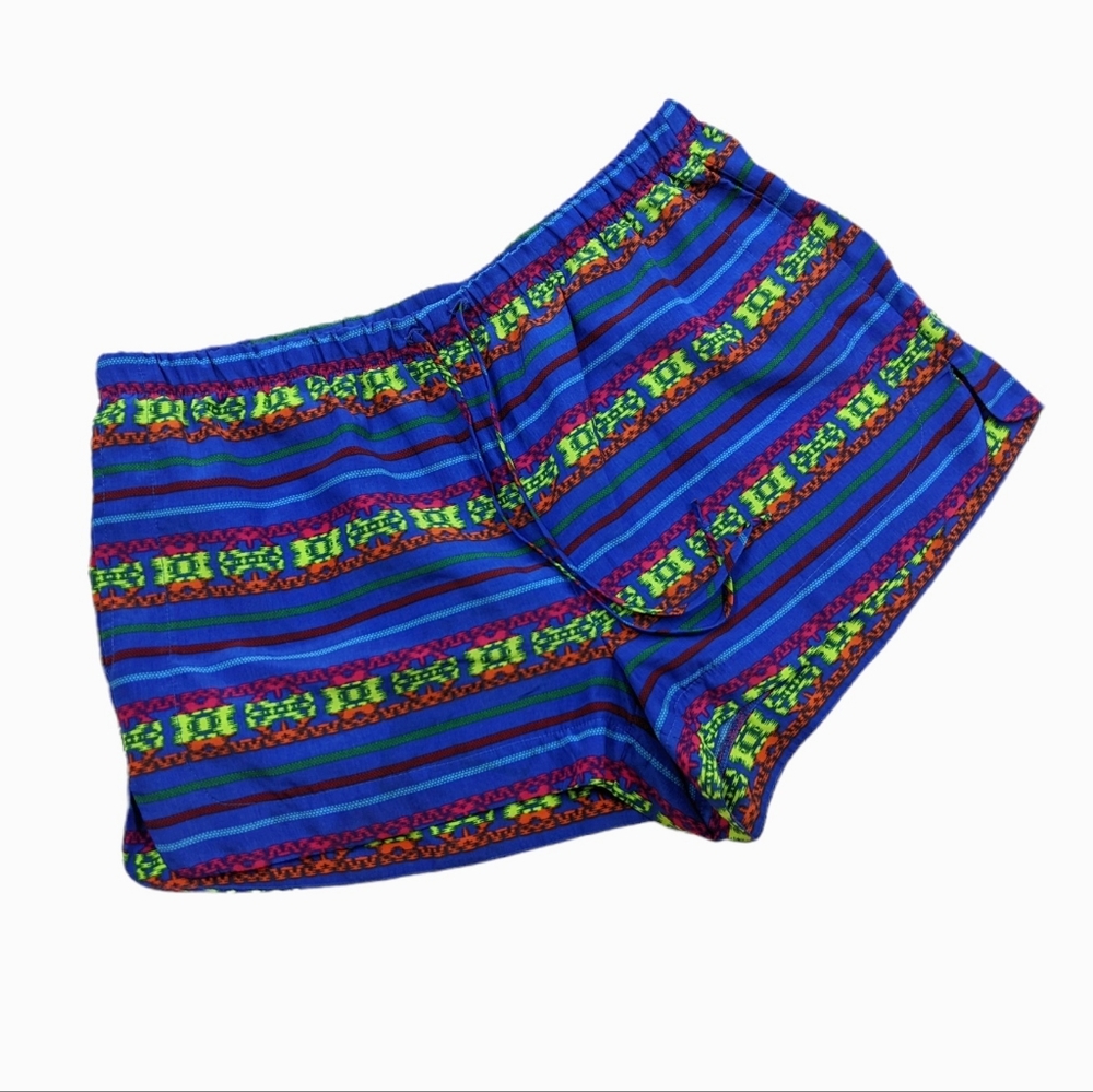 EIGHT SIXTY Lightweight Embroidery Printed Shorts Sz M